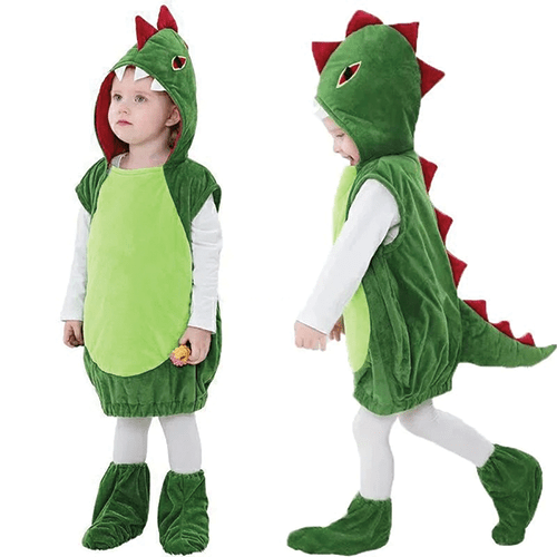 Dinosaur Costume Green Hoddie Dino