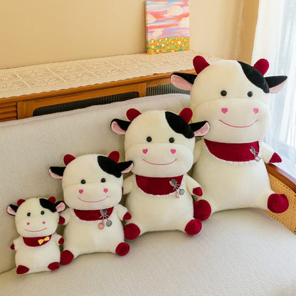 Cow Stuffed Animal: Scarf Moo Buddy