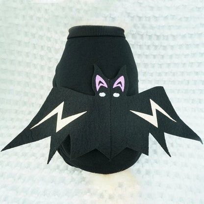 Dog Halloween Costume Luminous Bat Clothes