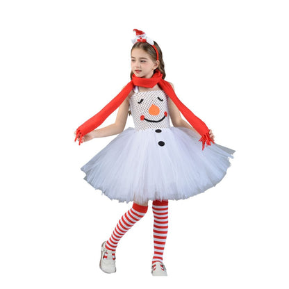 Twirl & Frost Snowman Dress Costume