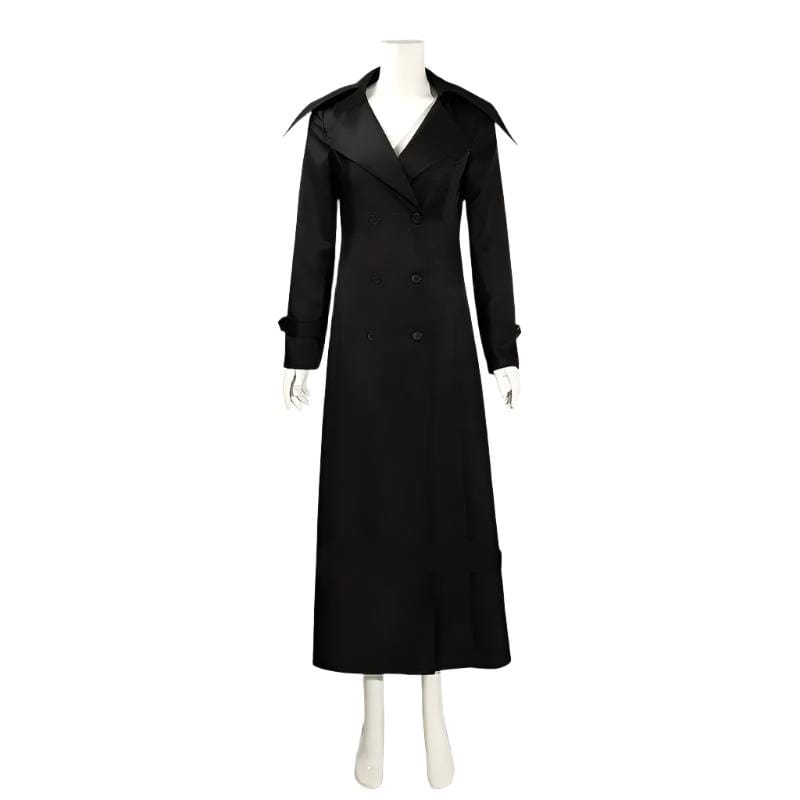 Wednesday Addams Costume  New Wednesday Addams Black Trench Coat