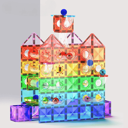 Magnetic Blocks Castle Building Set