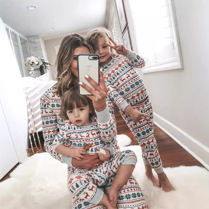 Cozy Nordic Christmas Family Pajama Set