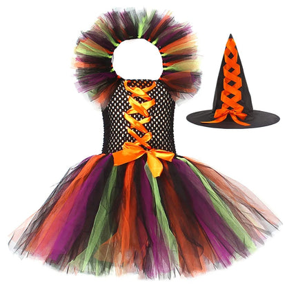 Witch Costume Girls Tutu 2-12 years old