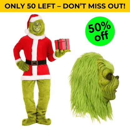 Grinch Costume Premium Quality Mask