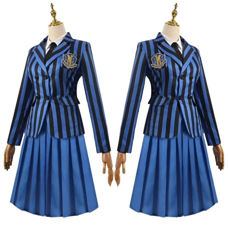 Wednesday Addams Costume Schoolgirl High School Uniforms Wednesday