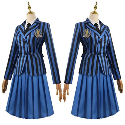 Wednesday Addams Costume Schoolgirl High School Uniforms Wednesday