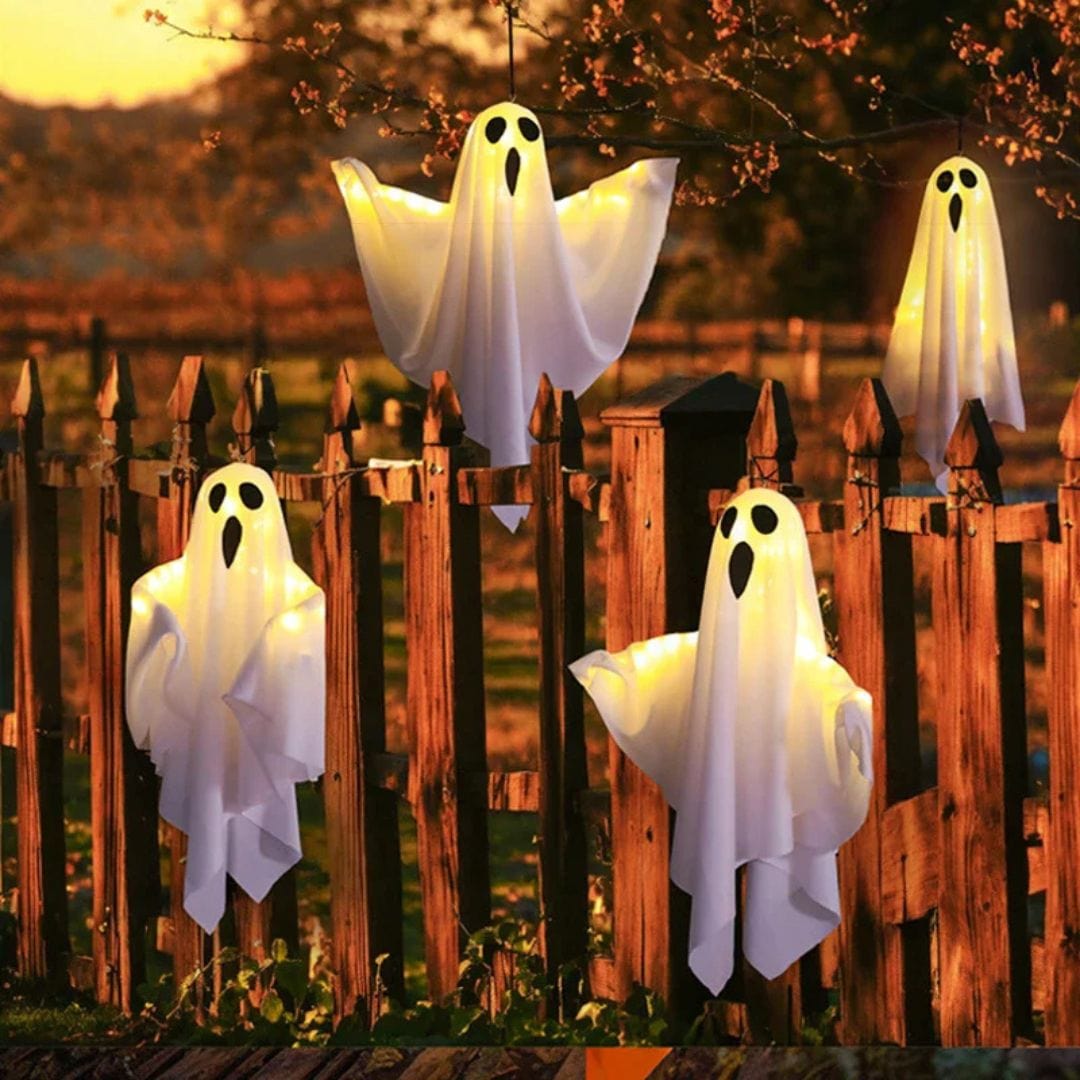 Halloween Decoration LED Hanging Ghost