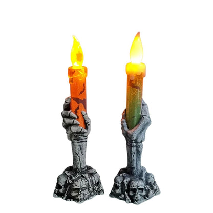 Halloween Decoration Skeleton Hand LED Candle