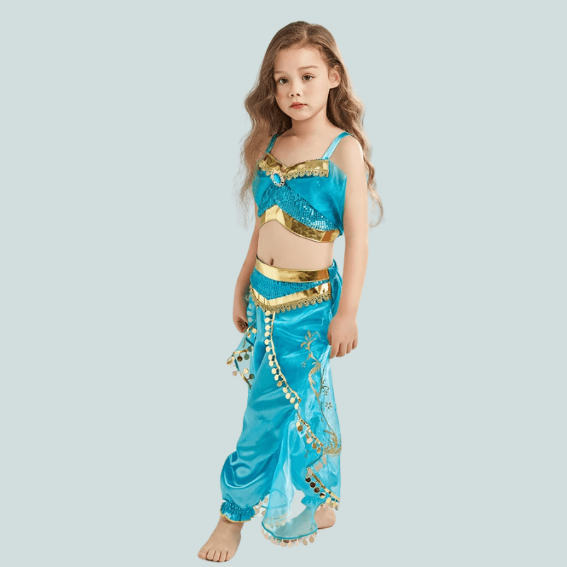 Princess Jasmine Sequined Arabian Costume