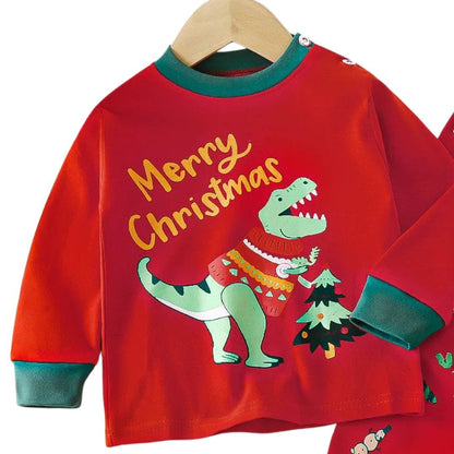 Dinosaur Merry Christmas Pajama Set