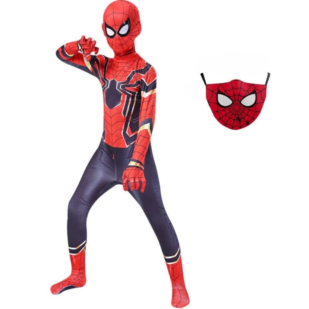 Spiderman Costume Kids Awesome 3D Style Bodysuit