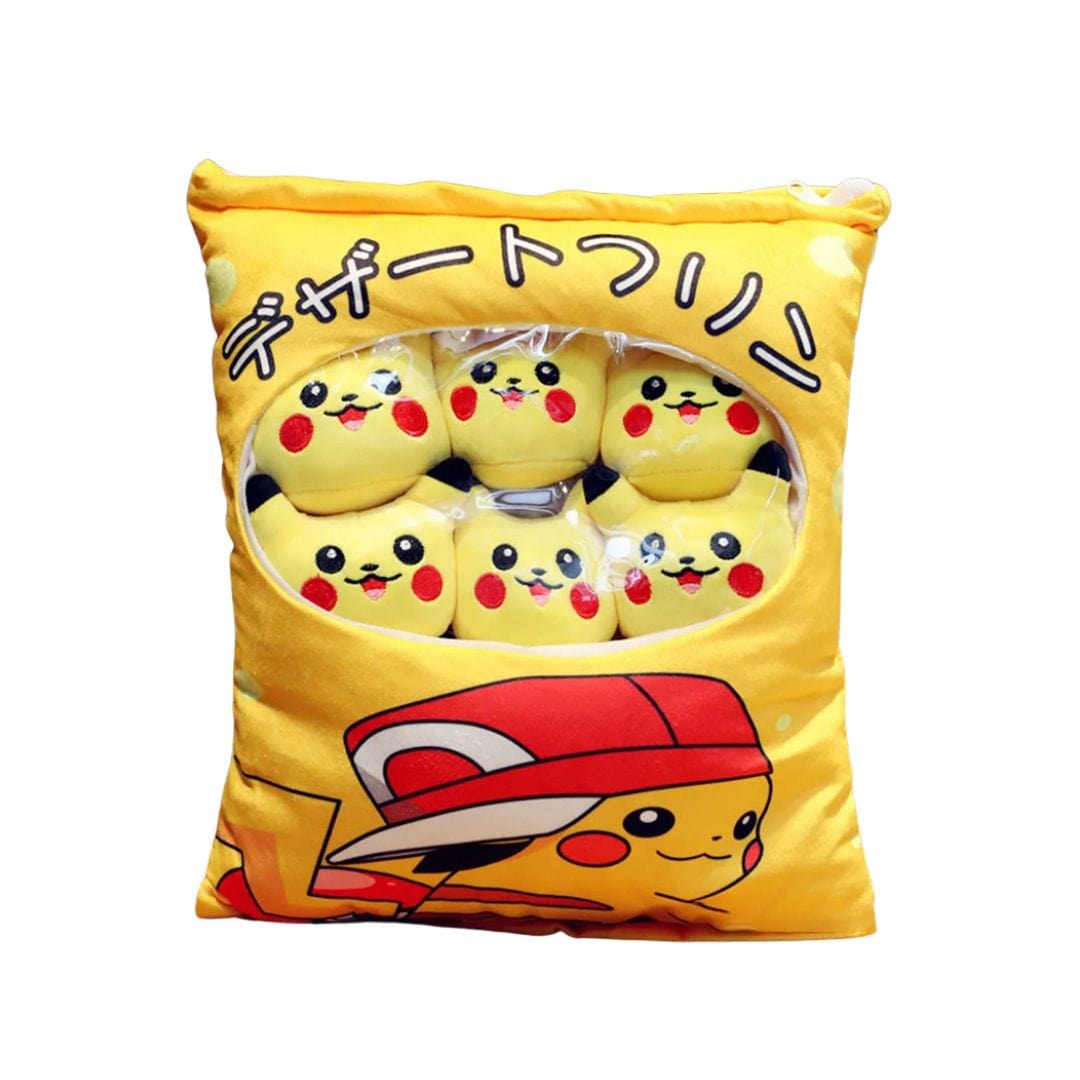 Pikachu Plush Pudding Pillow Set