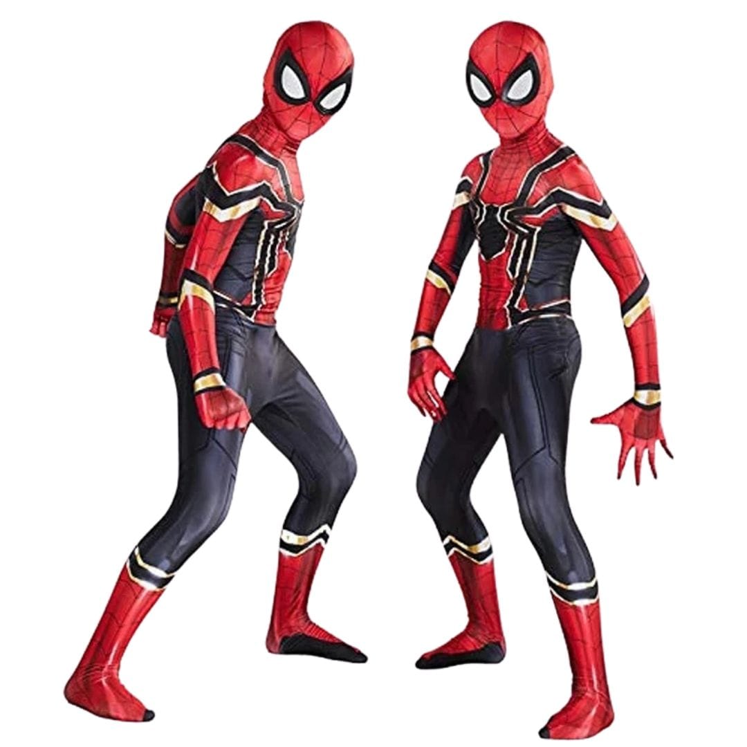 Spiderman Costume Kids Iron Spider Bodysuit