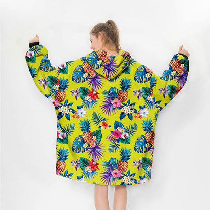 Pineapple Paradise Blanket Hoodie