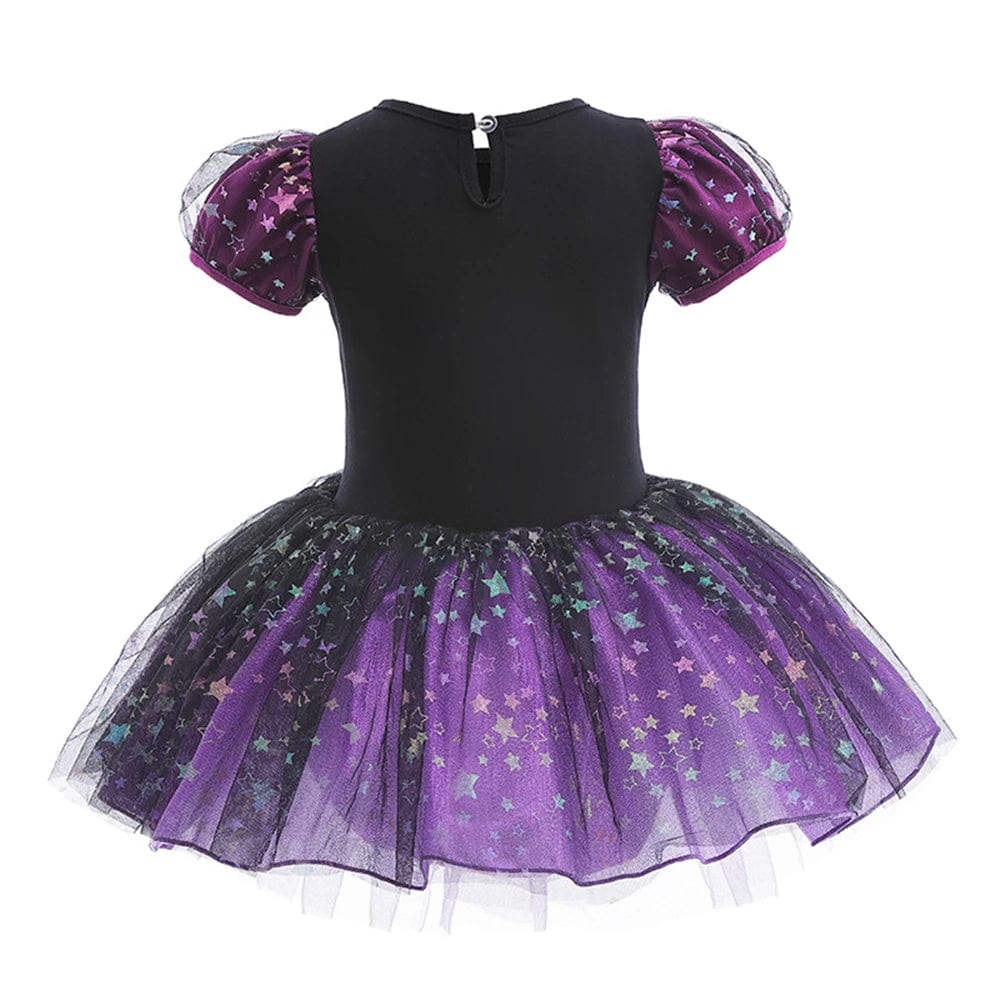 Witch Costume Girls Halloween Sequin Dress