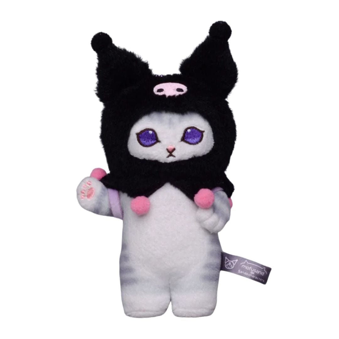 Kawaii Cat Character Plush Keychain 4.7 in