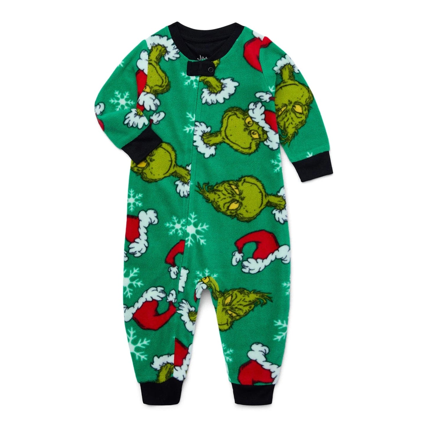 Merry Grinchmas Family Pajama Set with Matching Pet Outfit