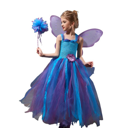 Fairy Costume Girls Fairy Princess Ball Gown