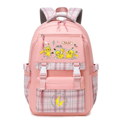 Pokemon Backpack Adjustable Oxford School Bag