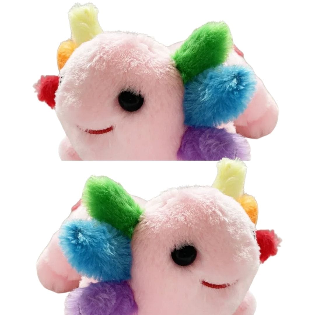 Rainbow Axolotl Plush Buddy 11in