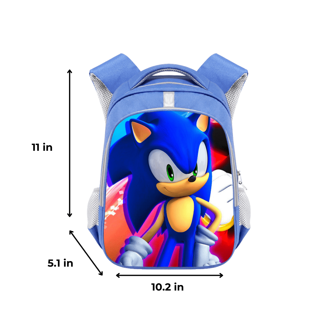 Sonic Backpack Game Print New Design