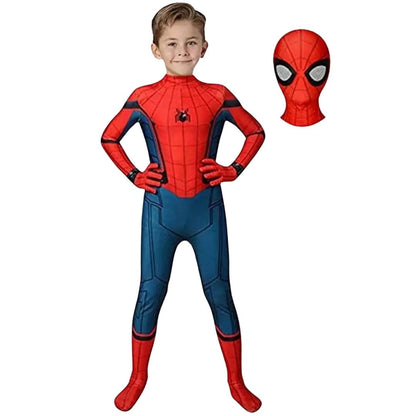 Spiderman Costume Kids Homecoming Movie Version Bodysuit