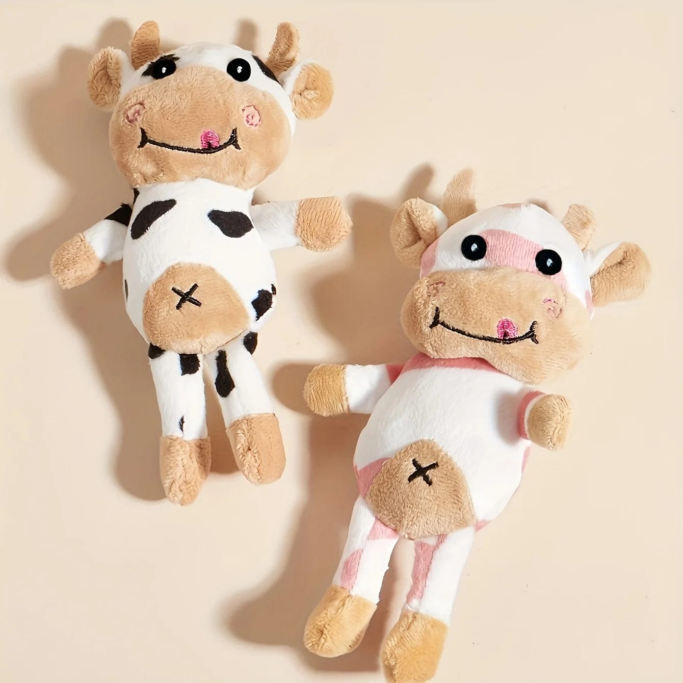 Moo Charm Cow Stuffed Animal Key Plush