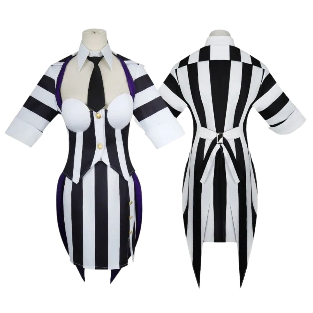 Beetlejuice Chic Stripe Costume