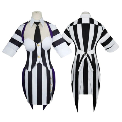 Beetlejuice Chic Stripe Costume