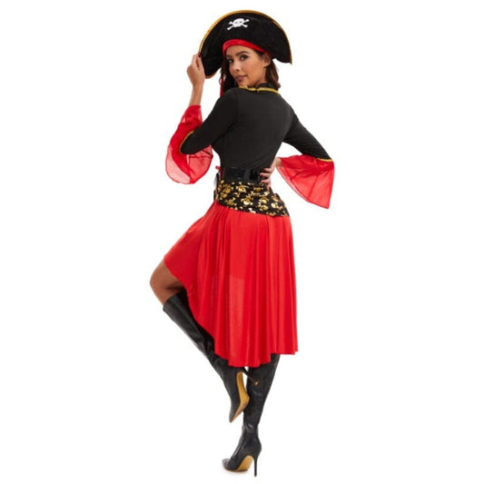 Pirate Costume Women Skull Pirate Dress