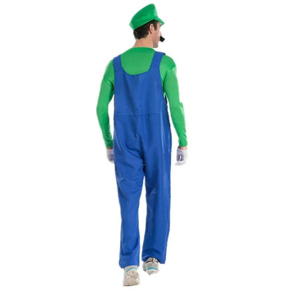 Couples Halloween Costumes Luigi Bros Plumber Costumes