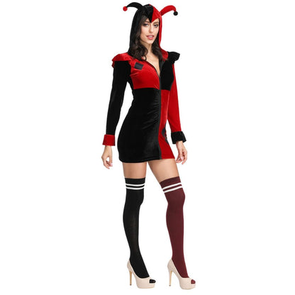 Harley Quinn Costume Clown Villain