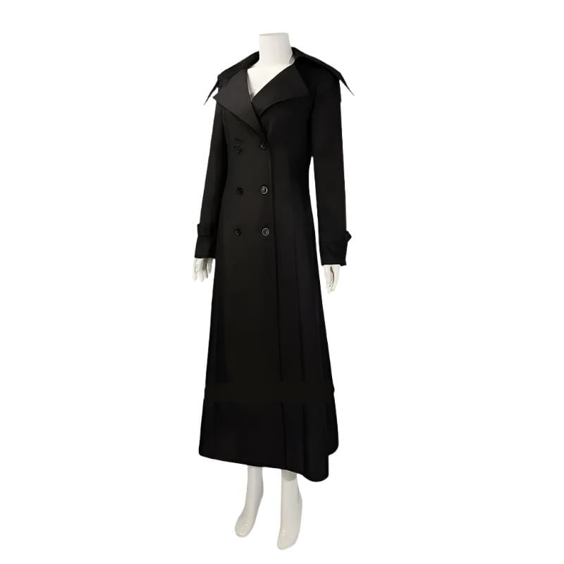 Wednesday Addams Costume  New Wednesday Addams Black Trench Coat