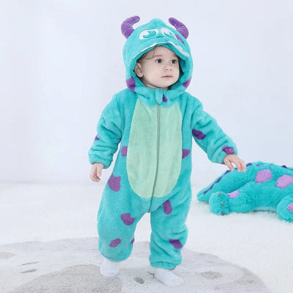 Fleece Cute Baby Snowsuit