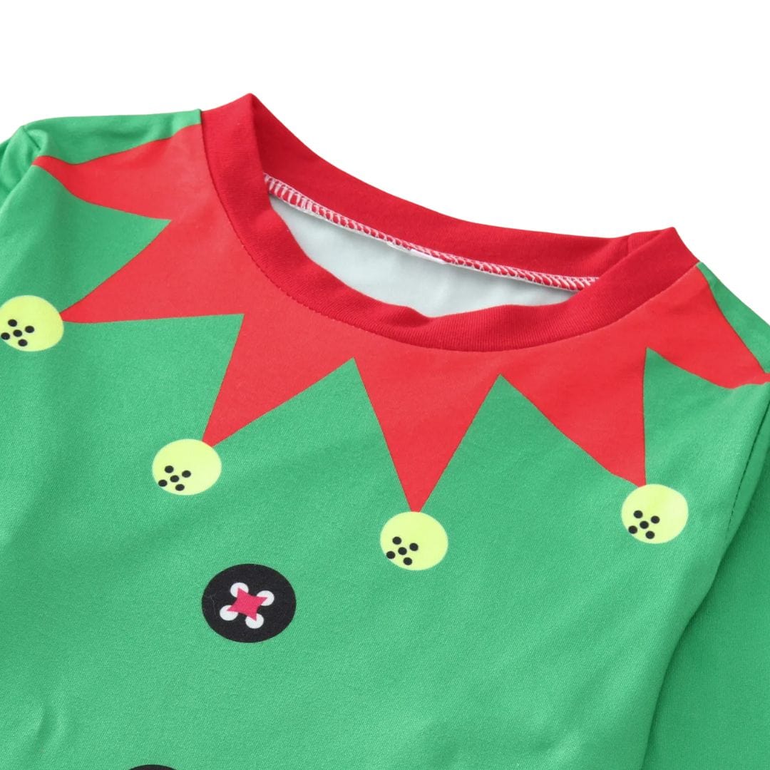 Elf-Inspired Christmas Pajamas