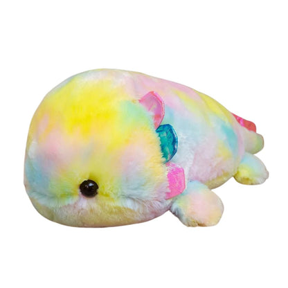 Rainbow Axolotl Plush Pillow