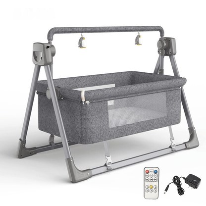 Electric Baby Bassinet with Remote Control