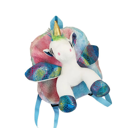 Unicorn Backpack Adorable Cuddly Plush