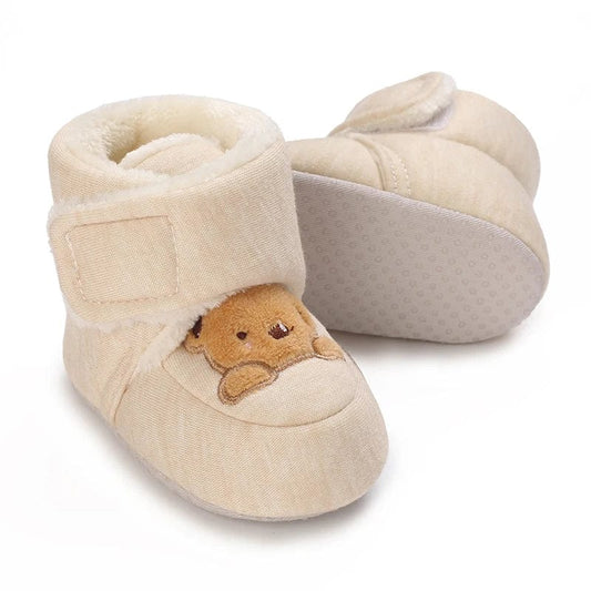 Peekaboo Pup Baby Booties