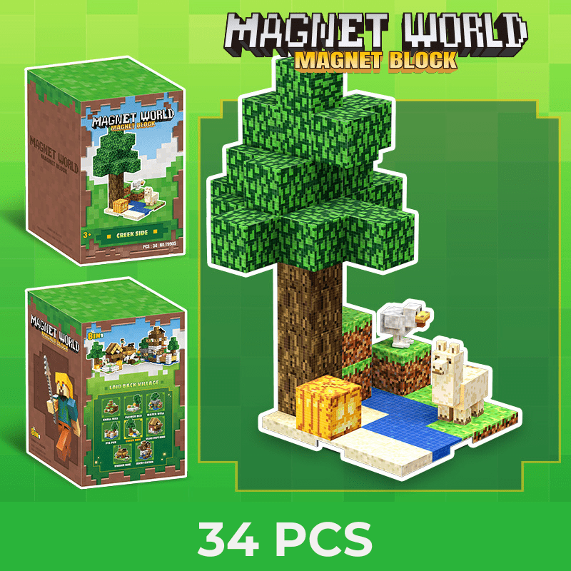 Magnet World Building Blocks Set