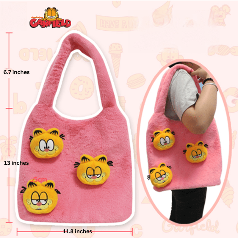 Garfield Plush Tote Bag