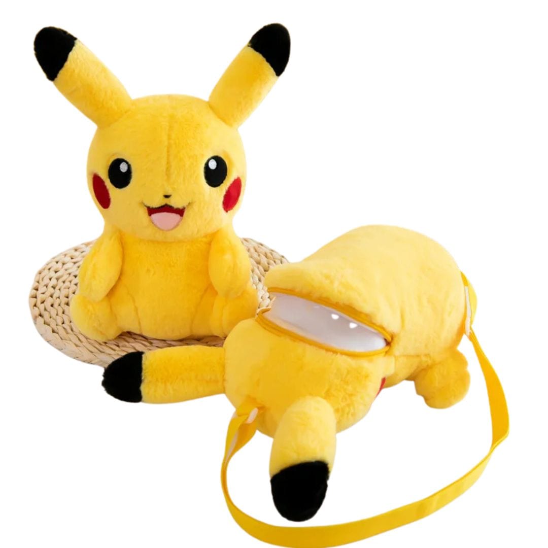 Pikachu Plush Backpack Buddy