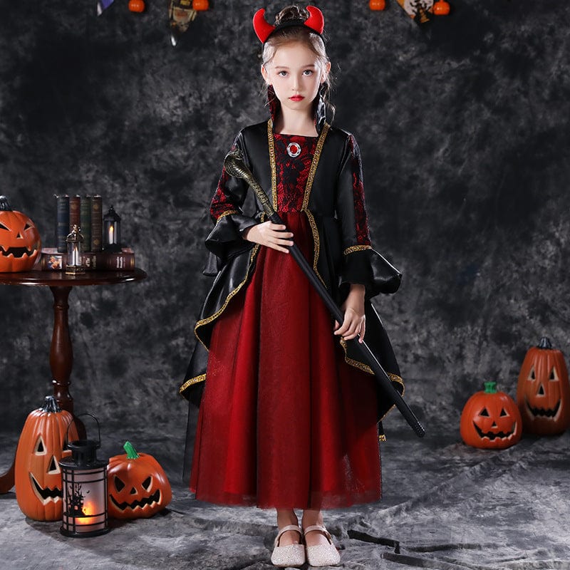 Vampire Costume Kids for Girl Devil Princess