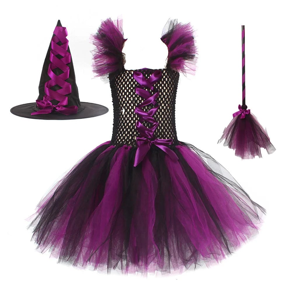 Witch Costume Girls Tutu 2-12 years old