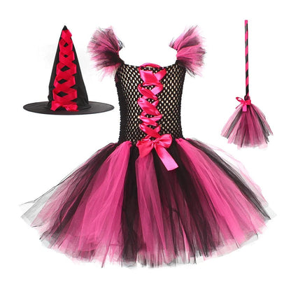 Witch Costume Girls Tutu 2-12 years old