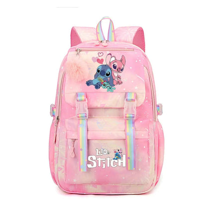 Stitch Backpack Girls Large Capacity