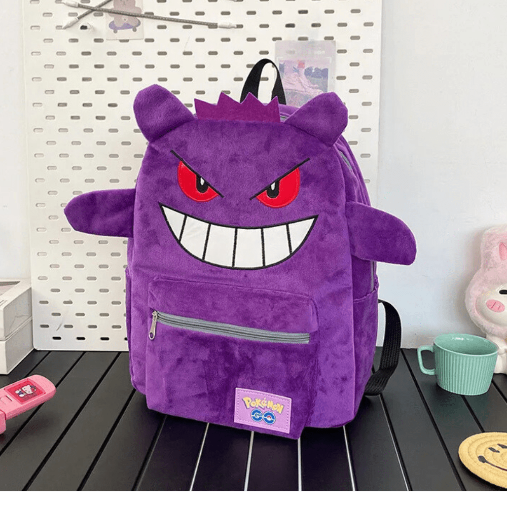 Pokemon Backpack Cute Gengar Plush