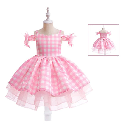 Barbie Costume Kids Little Princess Dress