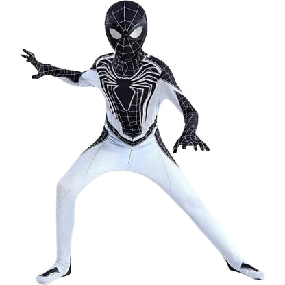 Spiderman Costume Kids Black Bodysuit